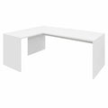 Mesa de Esquina en L para Oficina con Gran Espacio, Color Blanco, 160x80 cm