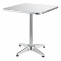 Mesa de Jardín de Aluminio Cuadrada 60x60x70 cm para Exteriores