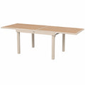 Mesa de jardín extensible Piazza para 10 personas, aluminio y vidrio efecto madera