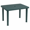Mesa de Jardín Verde 101x68x72 cm para Comedor al Aire Libre