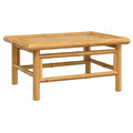 Mesa de Exterior de Bambú 65x55x30 cm para Jardín