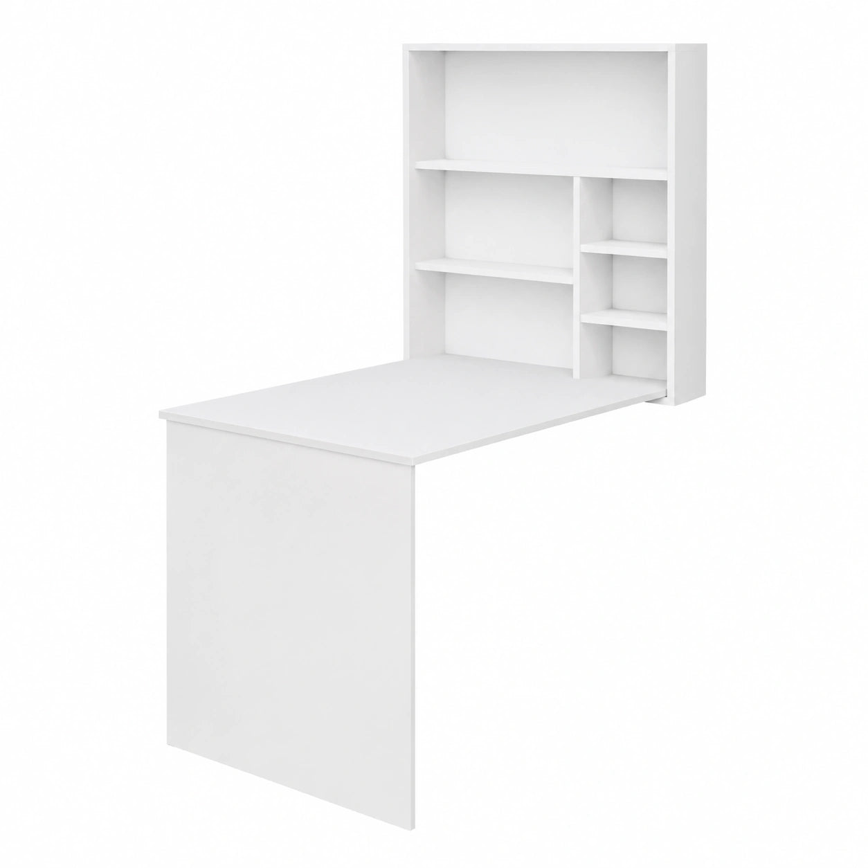 Mesa de Pared Plegable para Oficina Blanca 63x90x154cm