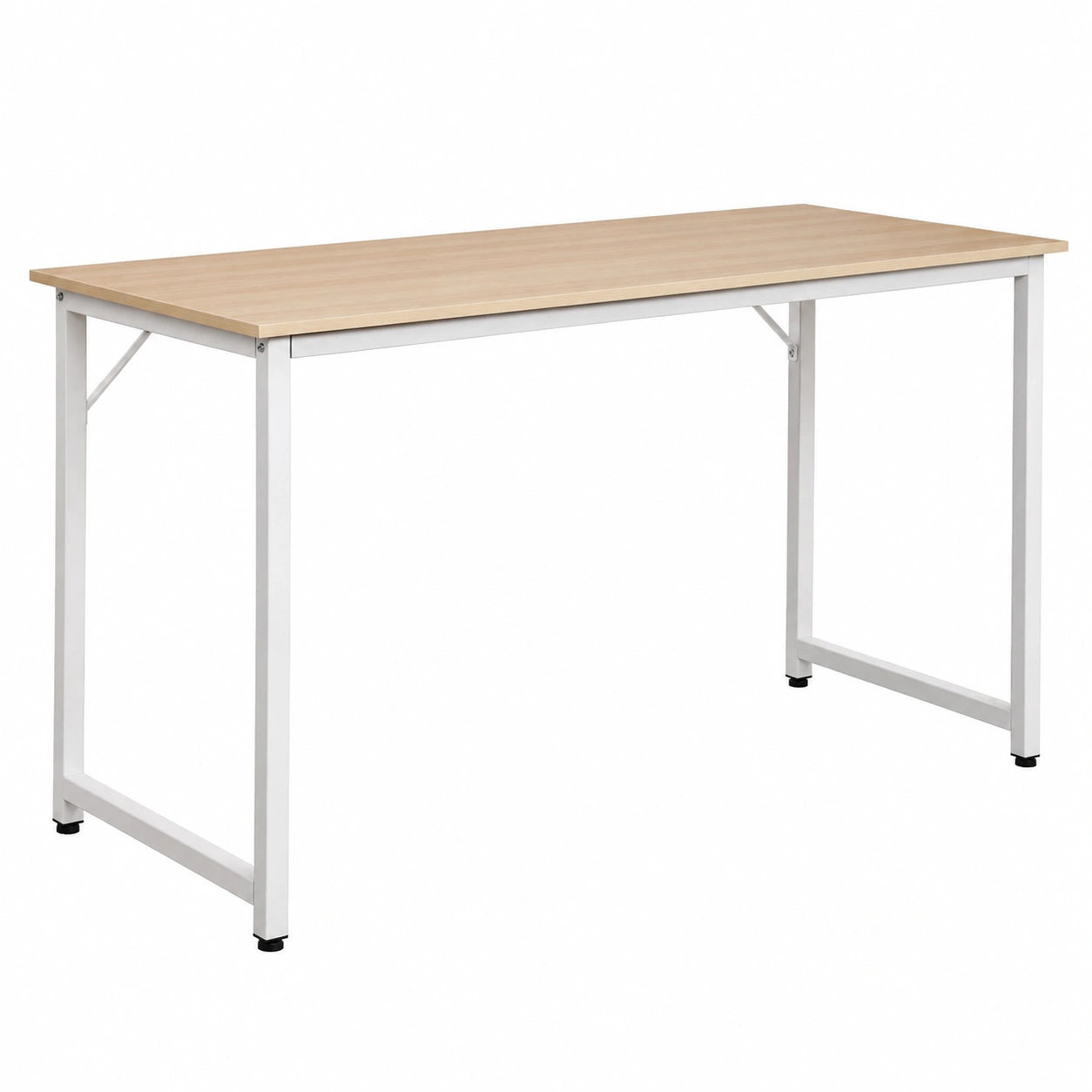 Escritorio Moderno de Madera y Acero para Oficina y Estudio, 100x50x75cm
